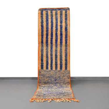 Moroccan Vintage Runner Rug 2.4 x 8.1 feet / 73 x 248 cm - Ettilux Home